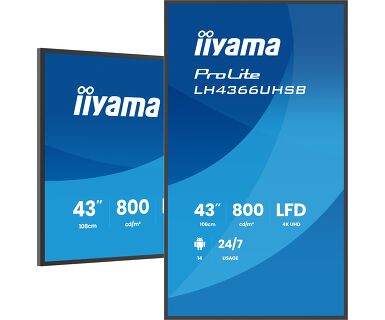 iiyama ProLite LFDs LH4366UHSB-B1AG