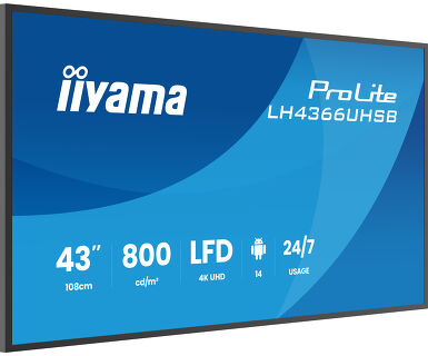 iiyama ProLite LFDs LH4366UHSB-B1AG