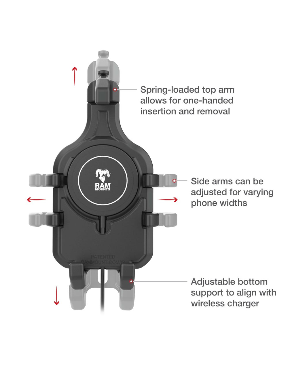 RAM Mounts Cradles RAM-HOL-PD5B-W2MU