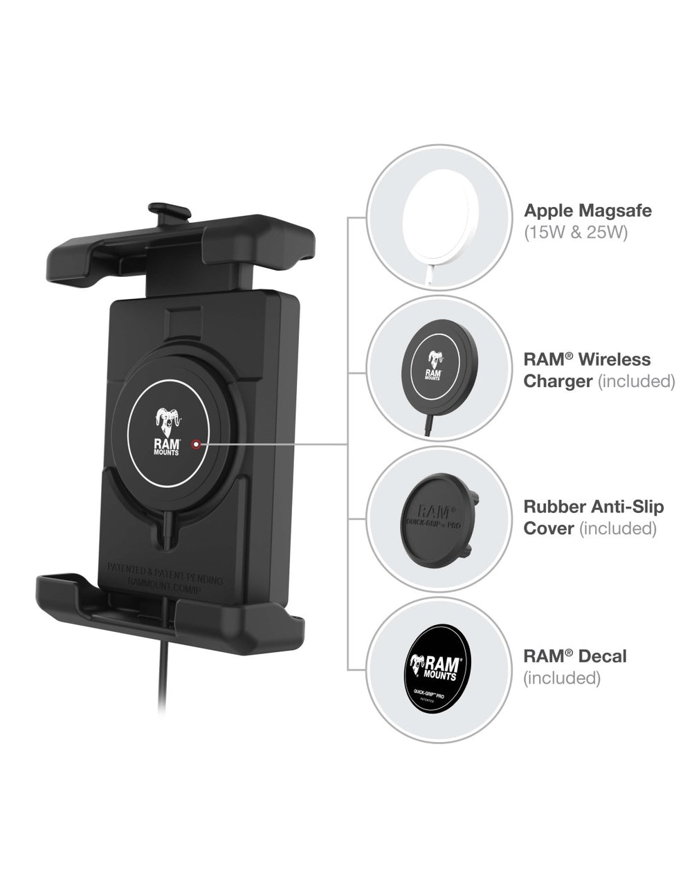 RAM Mounts Cradles RAM-HOL-PD7B-W2MU