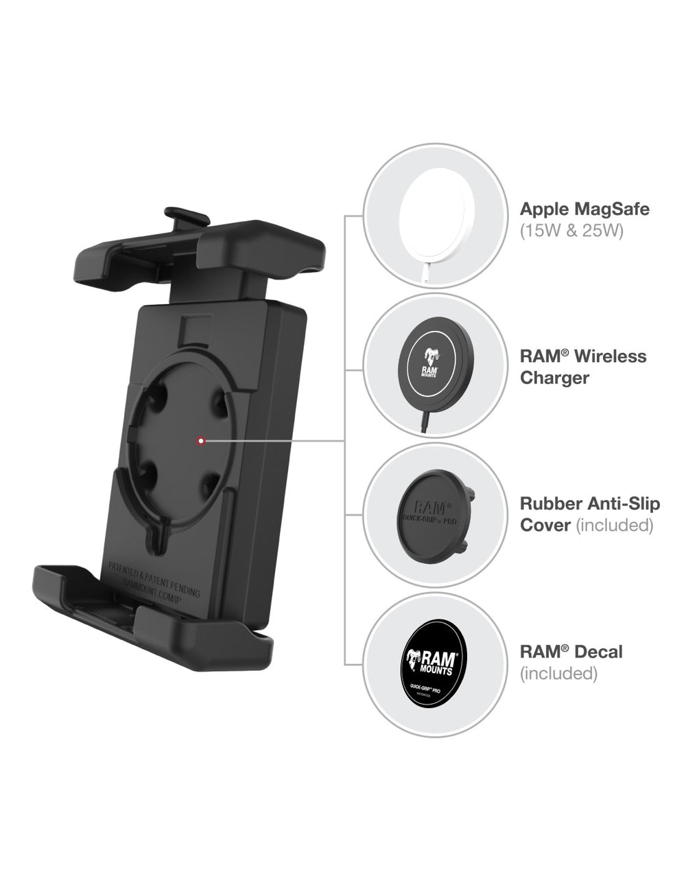 RAM Mounts Cradles RAM-HOL-PD7BU