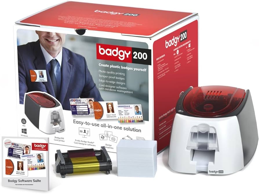 Evolis Badgy200 B22U0000RS