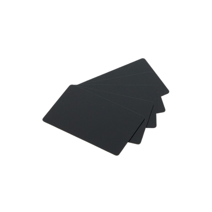 Plastic cards Black PVC Card, 15 mil