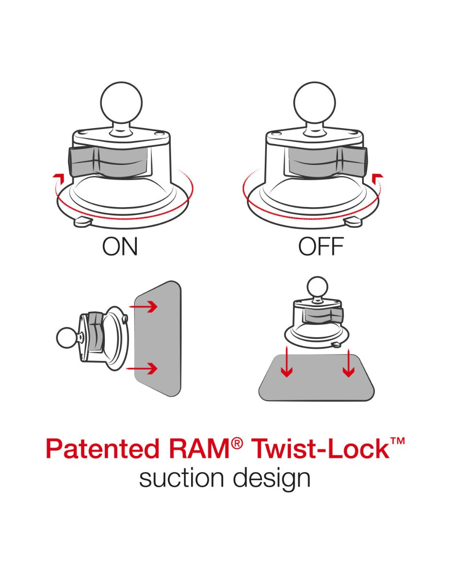 RAM Mounts Ball Bases (size: B) RAM-B-224-1U