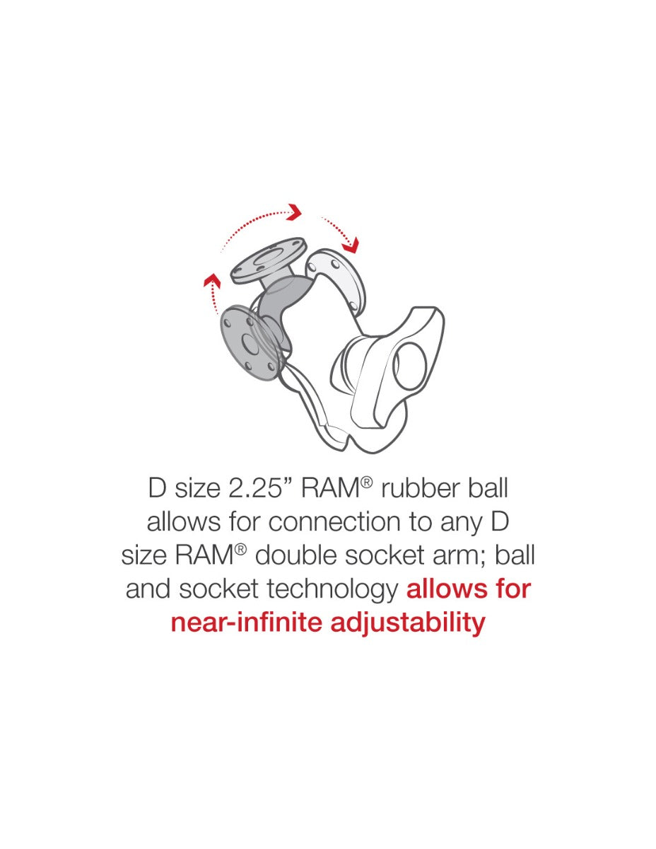 RAM Mounts base (size: D) RAM-D-254-WD1U