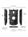 RAM Mounts Cradles RAM-GDS-SKIN-SAM74-NG